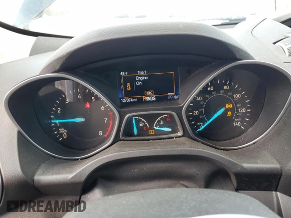 2017 Ford Escape SE with VIN 1FMCU9GDXHUC69976, listed as a Copart auction lot 53529355 with 127,074 mi miles and Salvage Title. Bid and sale history available at DreamBid. Image 9.