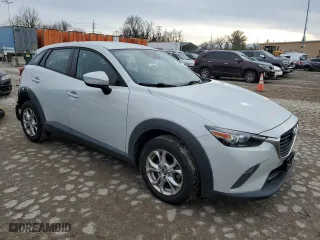2018 Mazda CX-3 Sport with VIN JM1DKFB74J0318410, listed as a Copart auction lot 83656364 with 87,853 mi miles and Salvage Title. Bid and sale history available at carsss.com. Image 4.