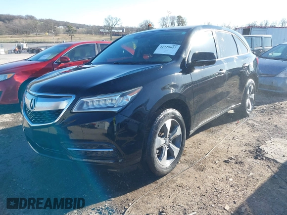 2016 Acura MDX with VIN 5FRYD3H24GB007445, listed as a IAAI auction lot 41720627 with 127,947 mi miles. Bid and sale history available at carsss.com. Image 17.