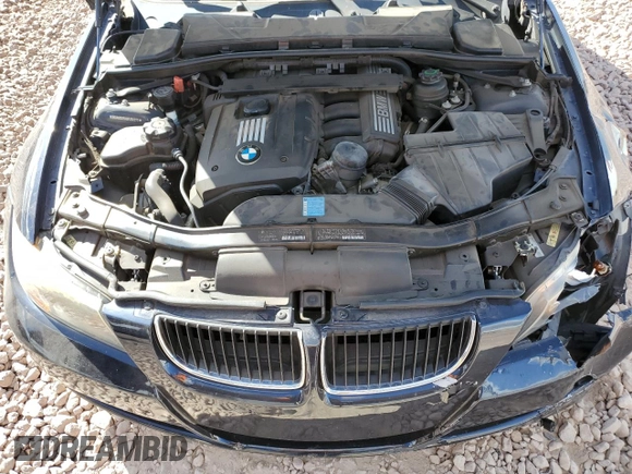 2008 BMW 3 Series 328i with VIN WBAVC53548FZ82073, listed as a Copart auction lot 46715705 with 92,516 mi miles and Salvage Title. Bid and sale history available at DreamBid. Image 11.