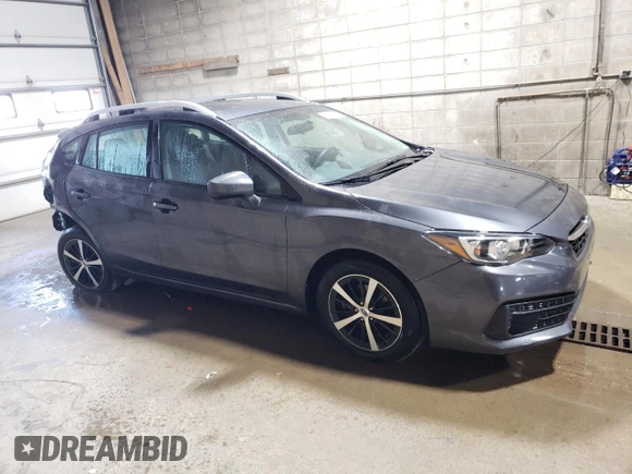 2023 Subaru Impreza Premium with VIN 4S3GTAV68P3700429, listed as a Copart auction lot 53397865 with 14,551 mi miles and Salvage title. Bid and sale history available at DreamBid. Image 4.