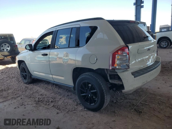 2007 Jeep Compass Sport with VIN 1J8FT47W87D146242, listed as a Copart auction lot 45649485 with 144,860 mi miles and Salvage Title. Bid and sale history available at carsss.com. Image 2.