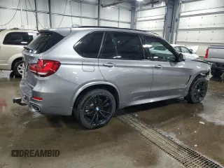 2017 BMW X5 xDrive35d with VIN 5UXKS4C35H0Y16518, listed as a Copart auction lot 50604535 with 47,255 mi miles and Salvage Title. Bid and sale history available at carsss.com. Image 3.