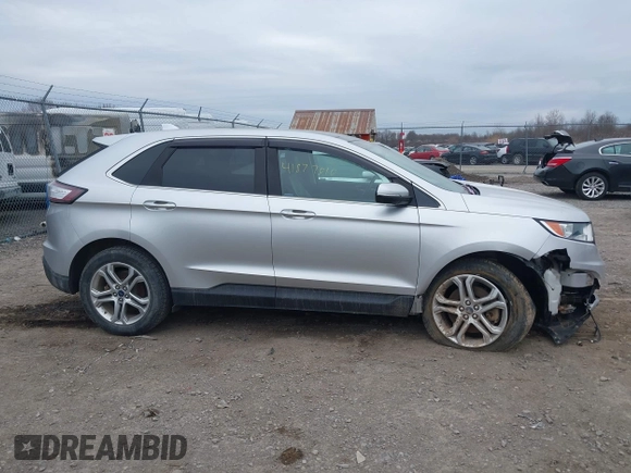 2018 Ford Edge Titanium with VIN 2FMPK4K87JBB55711, listed as a IAAI auction lot 41877010 with 123,391 mi miles. Bid and sale history available at carsss.com. Image 13.