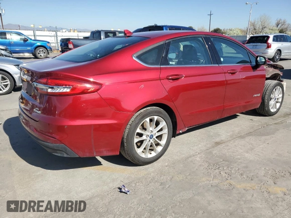 2019 Ford Fusion SE with VIN 3FA6P0LU6KR263901, listed as a Copart auction lot 53055415 with 89,533 mi miles and Clean Title. Bid and sale history available at DreamBid. Image 3.