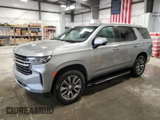 2023 Chevrolet Tahoe LT with VIN 1GNSKNKD6PR525576, listed as a Copart auction lot 51625995 with 53,720 mi miles and Clean Title. Bid and sale history available at carsss.com. Image 1.