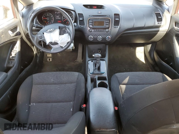 2017 Kia Forte LX with VIN 3KPFK4A7XHE025479, listed as a Copart auction lot 46625795 with 104,038 mi miles and Salvage Title. Bid and sale history available at carsss.com. Image 8.