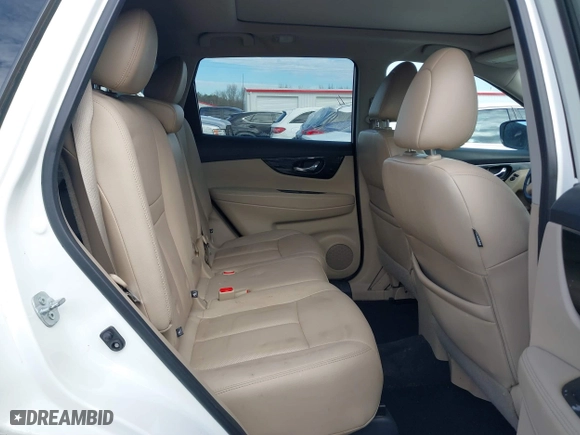 2017 Nissan Rogue SL with VIN 5N1AT2MV7HC731043, listed as a IAAI auction lot 41301474 with 95,458 mi miles. Bid and sale history available at carsss.com. Image 8.