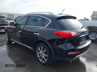 2016 Infiniti QX50 with VIN JN1BJ0RP7GM233062, listed as a IAAI auction lot 41152587 with 122,177 mi miles. Bid and sale history available at carsss.com. Image 3.