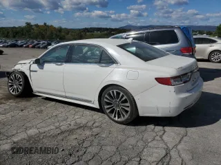 2020 Lincoln Continental Standard with VIN 1LN6L9VK1L5607155, listed as a Copart auction lot 74897484 with 33,270 mi miles and Salvage Title. Bid and sale history available at carsss.com. Image 2.