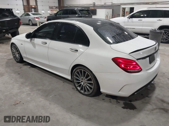 2016 Mercedes-Benz C 450 AMG with VIN 55SWF6EB5GU112843, listed as a IAAI auction lot 41857657 with 114,594 mi miles and . Bid and sale history available at carsss.com. Image 3.