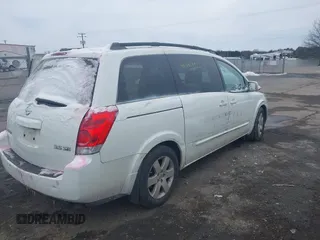 2004 Nissan Quest SL with VIN 5N1BV28UX4N350057, listed as a IAAI auction lot 41394891 with 1 mi miles. Bid and sale history available at carsss.com. Image 4.