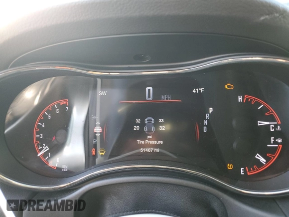 2020 Dodge Durango GT with VIN 1C4RDJDG2LC162899, listed as a Copart auction lot 43514225 with 51,467 mi miles and Salvage title. Bid and sale history available at DreamBid. Image 9.