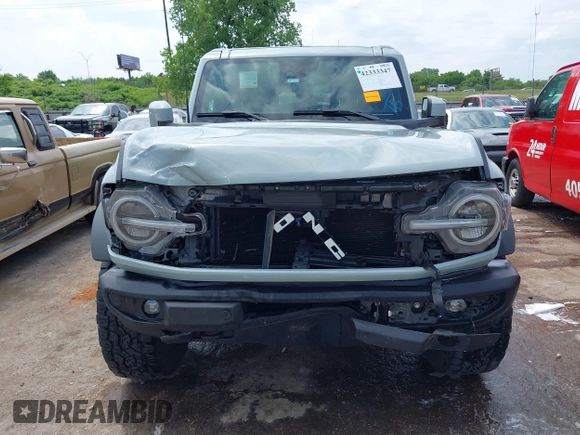 2022 Ford Bronco with VIN 1FMEE5DPXNLA96815, listed as a IAAI auction lot 42333347 with 45,755 mi miles and . Bid and sale history available at DreamBid. Image 12.