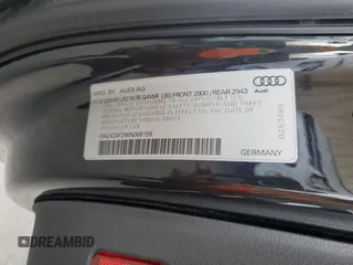 2019 Audi A7 Prestige with VIN WAUV2AF2XKN068159, listed as a Copart auction lot 65732394 with 72,116 mi miles and Salvage Title. Bid and sale history available at carsss.com. Image 12.