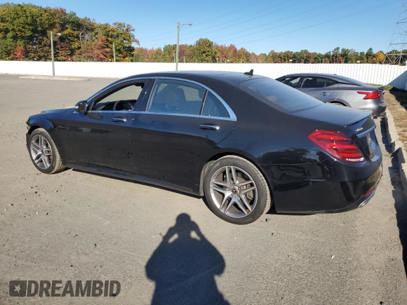 2020 Mercedes-Benz S 560 with VIN WDDUG8GB3LA523598, listed as a Copart auction lot 76328464 with 65,013 mi miles and Salvage Title. Bid and sale history available at carsss.com. Image 2.