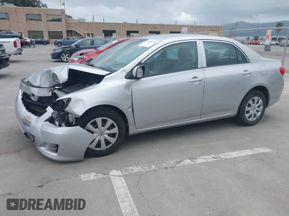 2009 Toyota Corolla with VIN 1NXBU40E29Z162410, listed as a IAAI auction lot 41905756 with 104,866 mi miles. Bid and sale history available at carsss.com. Image 16.