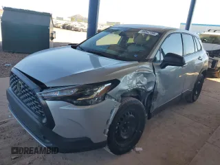 2022 Toyota Corolla Cross L with VIN 7MUAAABG2NV031925, listed as a Copart auction lot 46942155 with 79,436 mi miles and Salvage title. Bid and sale history available at DreamBid. Image 1.