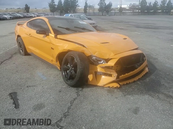 2022 Ford Mustang GT with VIN 1FA6P8CF8N5142200, listed as a Copart auction lot 45056715 with 40,672 mi miles and Salvage Title. Bid and sale history available at carsss.com. Image 11.