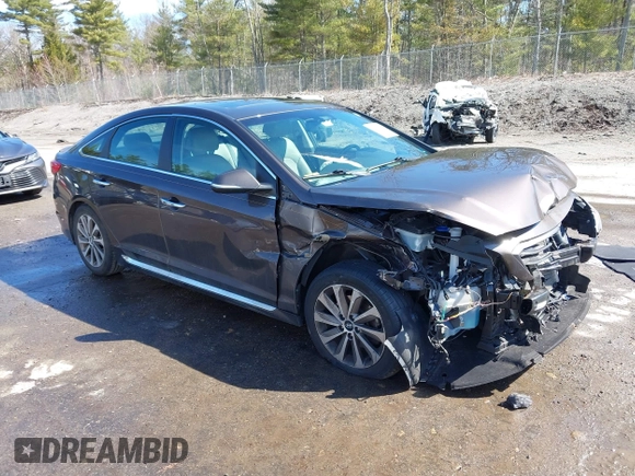 2016 Hyundai Sonata Sport with VIN 5NPE34AF0GH354301, listed as a IAAI auction lot 42022539 with 130,562 mi miles and . Bid and sale history available at DreamBid. Image 1.