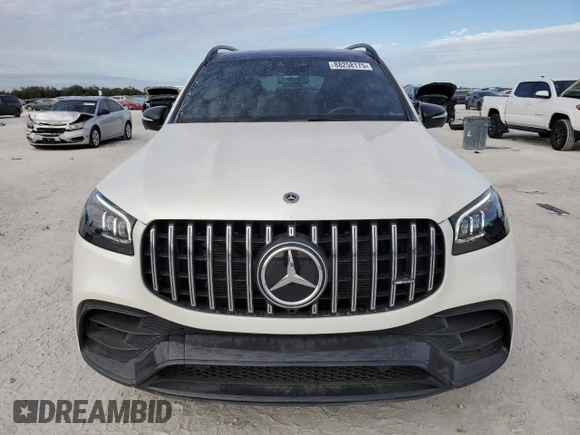 2022 Mercedes-Benz GLS 63 AMG with VIN 4JGFF8KE5NA790389, listed as a Copart auction lot 88258175 with 37,672 mi miles and Salvage Title. Bid and sale history available at DreamBid. Image 5.