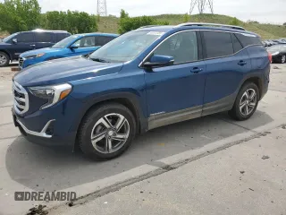 2020 GMC Terrain SLT z VIN 3GKALVEV2LL115692, wystawiony jako Copart lot #58341385 z przebiegiem 116 547 mil mil oraz Szkoda całkowita • Salvage title. Historia ofert i sprzedaży dostępna na DreamBid. Obrazek 1.