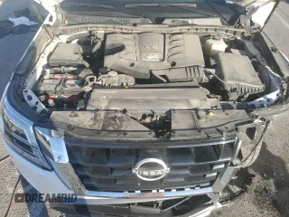 2023 Nissan Armada SV with VIN JN8AY2AC7P9182727, listed as a Copart auction lot 84974564 with 42,959 mi miles and Salvage Title. Bid and sale history available at carsss.com. Image 14.
