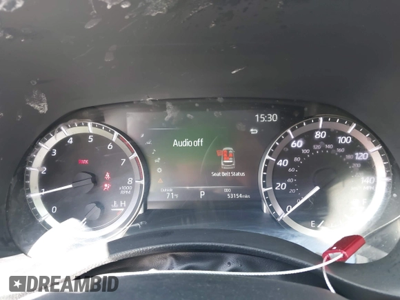 2023 Toyota Highlander L with VIN 5TDKDRBH0PS004206, listed as a IAAI auction lot 41902720 with 53,154 mi miles and . Bid and sale history available at DreamBid. Image 7.