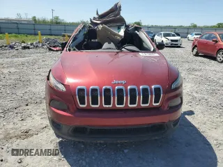 2014 Jeep Cherokee Sport with VIN 1C4PJLAB6EW123500, listed as a Copart auction lot 50102725 with 0 mi miles and Clean Title. Bid and sale history available at carsss.com. Image 5.