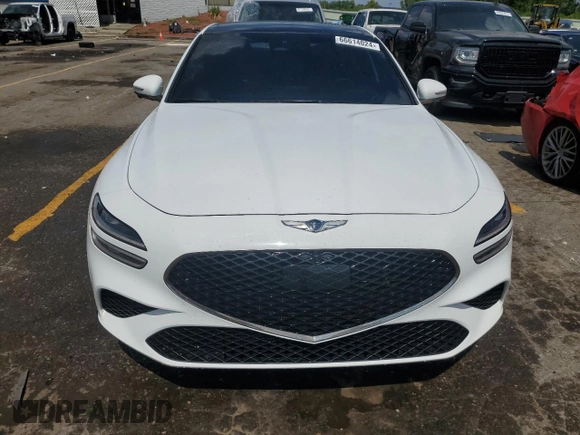 2023 Genesis G70 3.3T with VIN KMTG54TE9PU104764, listed as a Copart auction lot 66614024 with 36,983 mi miles and Salvage Title. Bid and sale history available at carsss.com. Image 5.