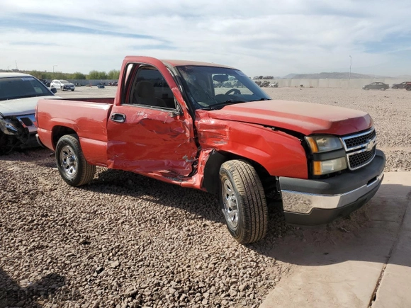 2006 Chevrolet Silverado 1500 LS with VIN 1GCEC14V36Z247879, listed as a Copart auction lot 83924874 with 174,748 mi miles and Salvage Title. Bid and sale history available at carsss.com. Image 4.