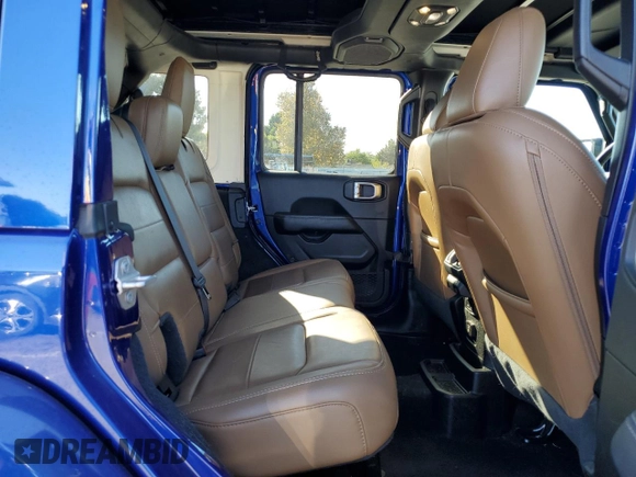 2020 Jeep Wrangler Unlimited Sahara Altitude with VIN 1C4HJXEG1LW233952, listed as a Copart auction lot 80713354 with 46,146 mi miles and Salvage title. Bid and sale history available at DreamBid. Image 11.