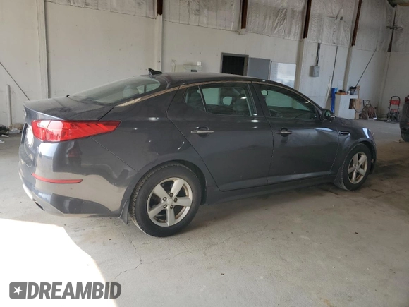 2015 Kia Optima LX with VIN KNAGM4A74F5635494, listed as a Copart auction lot 60344085 with 241,671 mi miles and Salvage title. Bid and sale history available at DreamBid. Image 3.