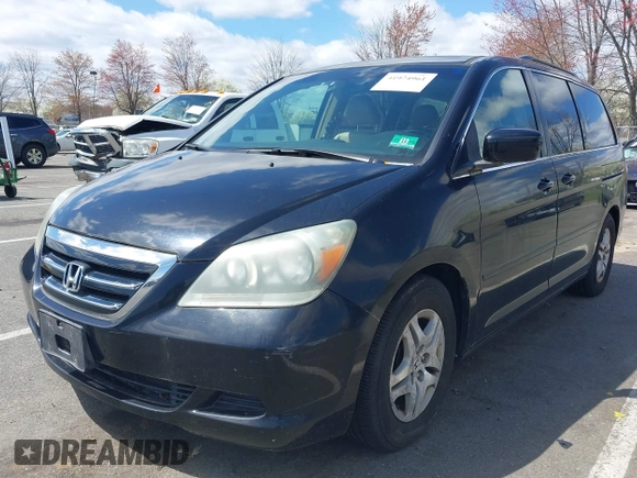 2006 Honda Odyssey EX-L z VIN 5FNRL387X6B055048, wystawiony jako IAAI lot #41974961 z przebiegiem 123 361 mil mil oraz . Historia ofert i sprzedaży dostępna na DreamBid. Obrazek 2.