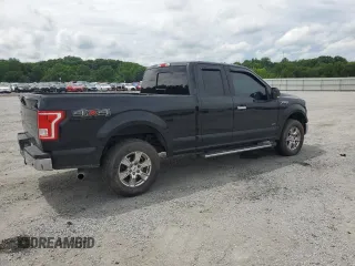 2017 Ford F-150 XL with VIN 1FTEX1EP8HFA43975, listed as a Copart auction lot 58847945 with 136,569 mi miles and Salvage title. Bid and sale history available at DreamBid. Image 3.