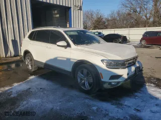 2018 Volkswagen Tiguan SEL Premium with VIN 3VV4B7AXXJM216034, listed as a Copart auction lot 88794165 with 0 mi miles and Salvage Title. Bid and sale history available at carsss.com. Image 4.