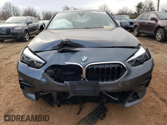 2021 BMW 2 Series 228i xDrive with VIN WBA73AK07M7H34429, listed as a Copart auction lot 37442713 with 7,287 mi miles and Salvage title. Bid and sale history available at DreamBid. Image 5.