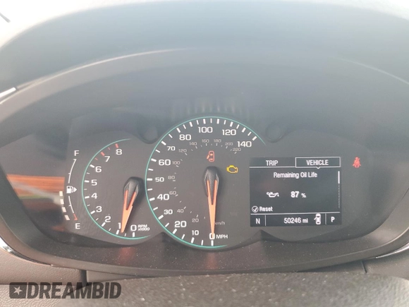 2020 Chevrolet Trax LT with VIN 3GNCJLSB0LL278941, listed as a Copart auction lot 57651775 with 50,246 mi miles and Salvage title. Bid and sale history available at DreamBid. Image 9.