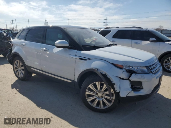 2015 Land Rover Range Rover Evoque Prestige with VIN SALVV2BG4FH049718, listed as a Copart auction lot 47558245 with 55,993 mi miles and Salvage title. Bid and sale history available at DreamBid. Image 4.
