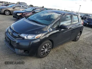 2016 Honda Fit LX with VIN JHMGK5H52GX028663, listed as a Copart auction lot 48170765 with 186,058 mi miles and Salvage Title. Bid and sale history available at carsss.com. Image 1.
