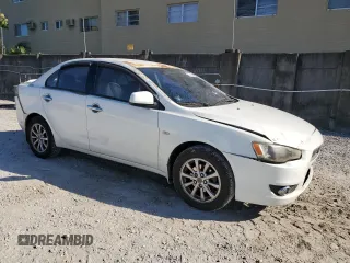 2010 Mitsubishi Lancer DE with VIN JA32U1FU9AU006742, listed as a Copart auction lot 48222175 with 110,989 mi miles and Salvage Title. Bid and sale history available at carsss.com. Image 4.