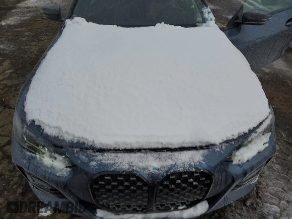 2023 BMW 4 Series 430i xDrive with VIN WBA43AT00PCL57081, listed as a Copart auction lot 44983365 with 9,821 mi miles and Salvage Title. Bid and sale history available at DreamBid. Image 11.