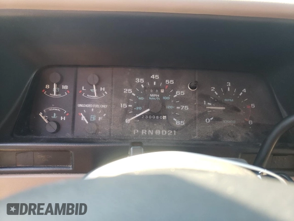 1994 Ford Explorer Eddie Bauer z VIN 1FMDU32X9RUE56887, wystawiony jako Copart lot #74450034 z przebiegiem 230 080 mil mil oraz Szkoda całkowita • Salvage title. Historia ofert i sprzedaży dostępna na DreamBid. Obrazek 9.