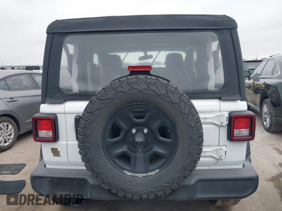 2018 Jeep Wrangler Sport with VIN 1C4GJXAG4JW307122, listed as a IAAI auction lot 41925899 with 94,740 mi miles and . Bid and sale history available at DreamBid. Image 16.