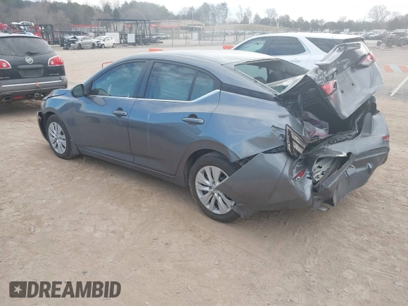 2022 Nissan Sentra S with VIN 3N1AB8BV8NY260118, listed as a IAAI auction lot 41701819 with 96,144 mi miles. Bid and sale history available at carsss.com. Image 3.