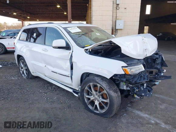2020 Jeep Grand Cherokee Summit with VIN 1C4RJFJT0LC163752, listed as a IAAI auction lot 38725572 with 49,652 mi miles and . Bid and sale history available at DreamBid. Image 1.