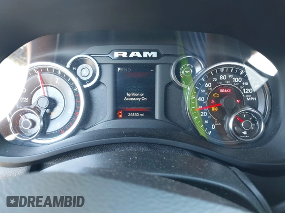 2022 Ram 2500 Tradesman with VIN 3C6UR5CL2NG252546, listed as a IAAI auction lot 41892519 with 26,830 mi miles. Bid and sale history available at carsss.com. Image 7.