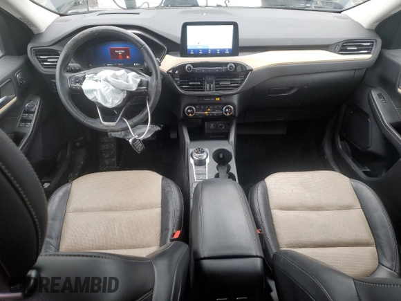 2021 Ford Escape Titanium Hybrid with VIN 1FMCU9DZ5MUB33023, listed as a Copart auction lot 42180155 with 56,230 mi miles and Salvage title. Bid and sale history available at DreamBid. Image 8.