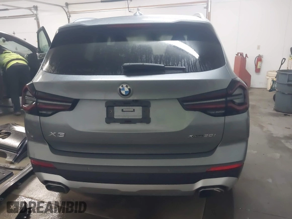 2023 BMW X3 xDrive30i with VIN 5UX53DP05P9R31110, listed as a IAAI auction lot 41663374 with 21,248 mi miles and . Bid and sale history available at DreamBid. Image 16.