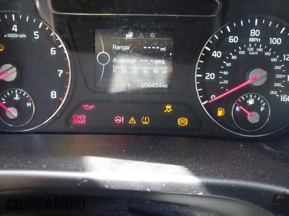 2016 Kia Sorento EX with VIN 5XYPH4A11GG147552, listed as a IAAI auction lot 41984320 with 106,494 mi miles. Bid and sale history available at carsss.com. Image 7.